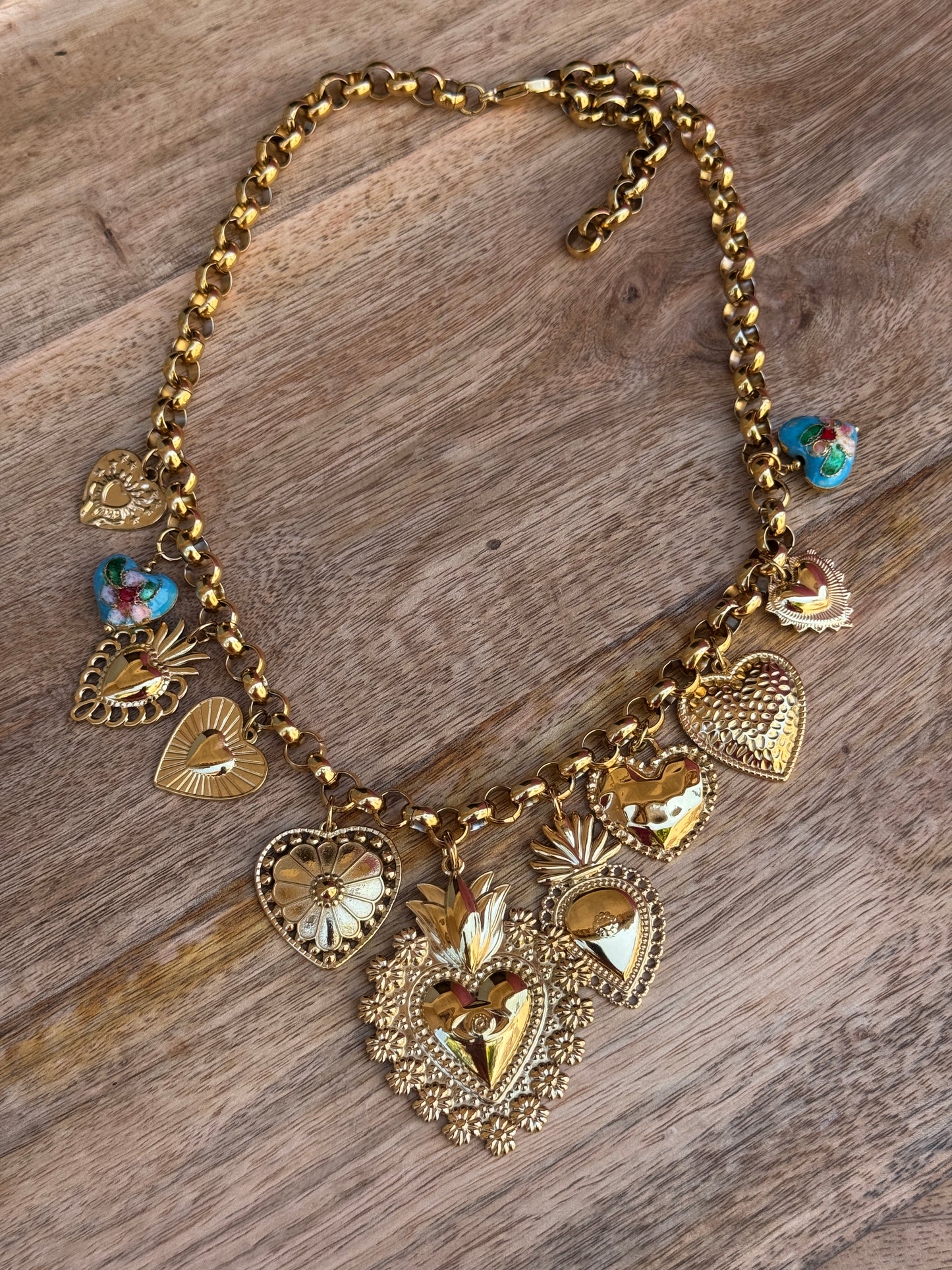 Collier breloques - LUCKY