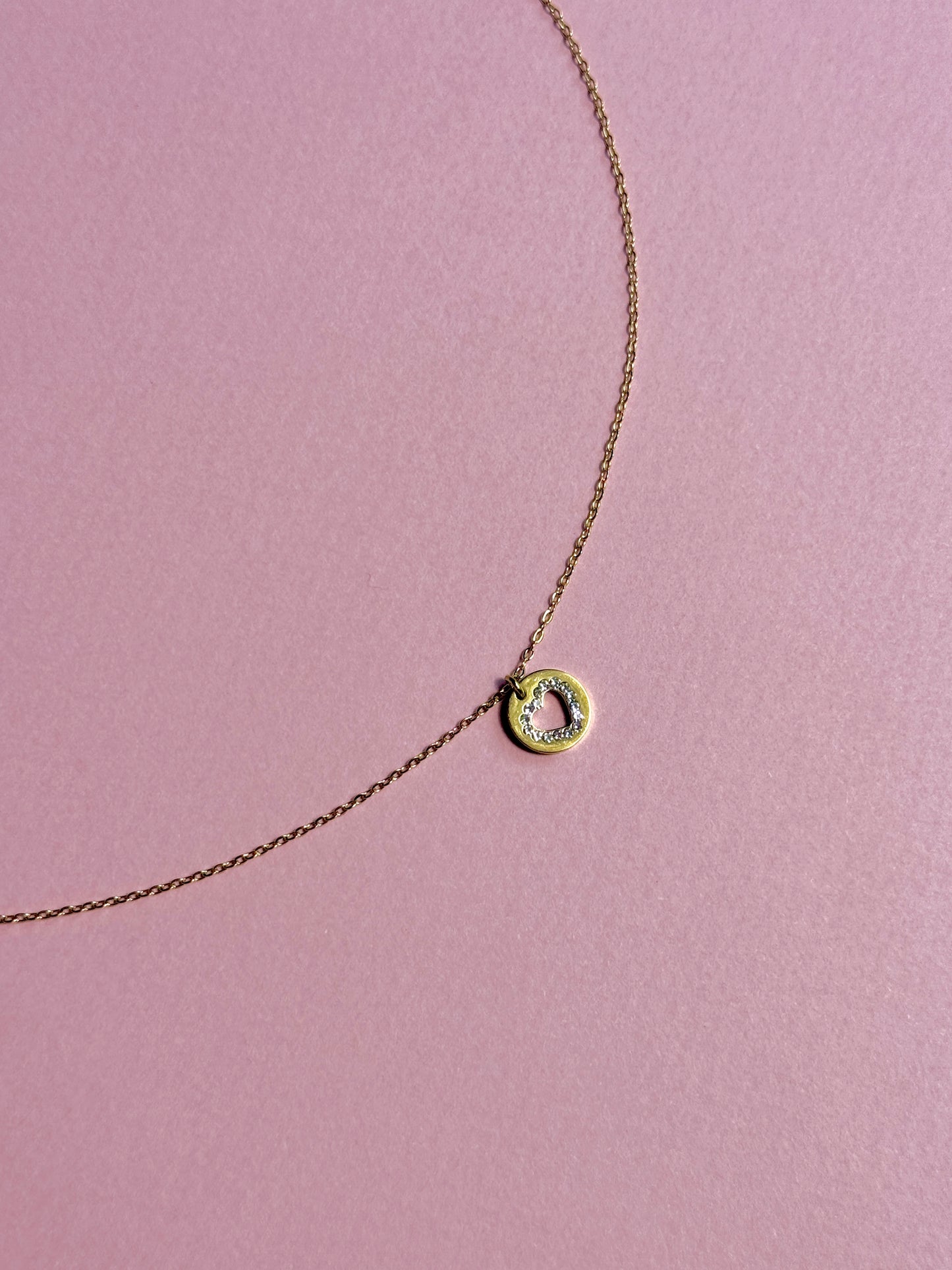 Collier enfant - COEUR STRASS