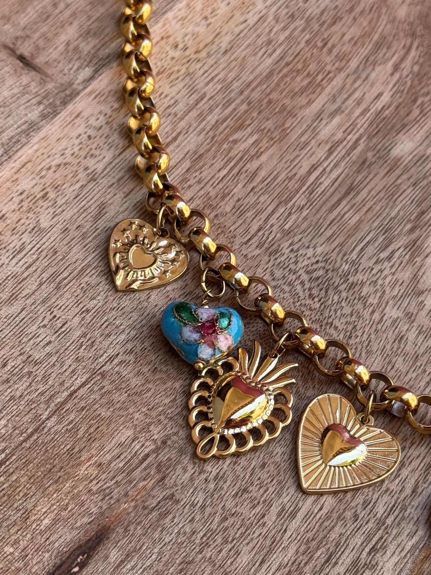 Collier breloques - LUCKY