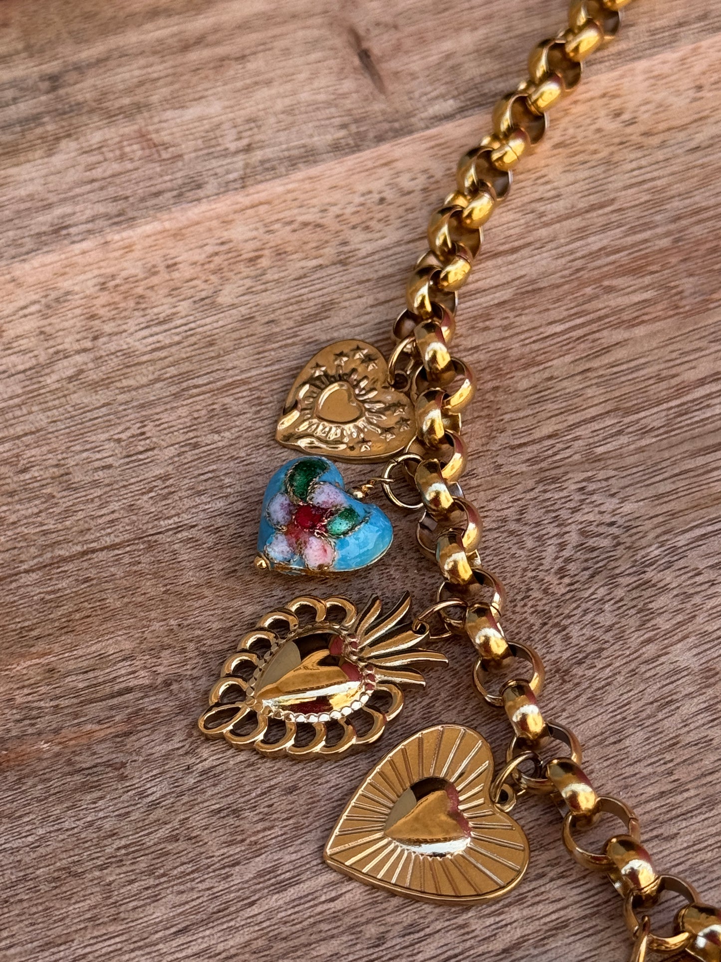 Collier breloques - LUCKY