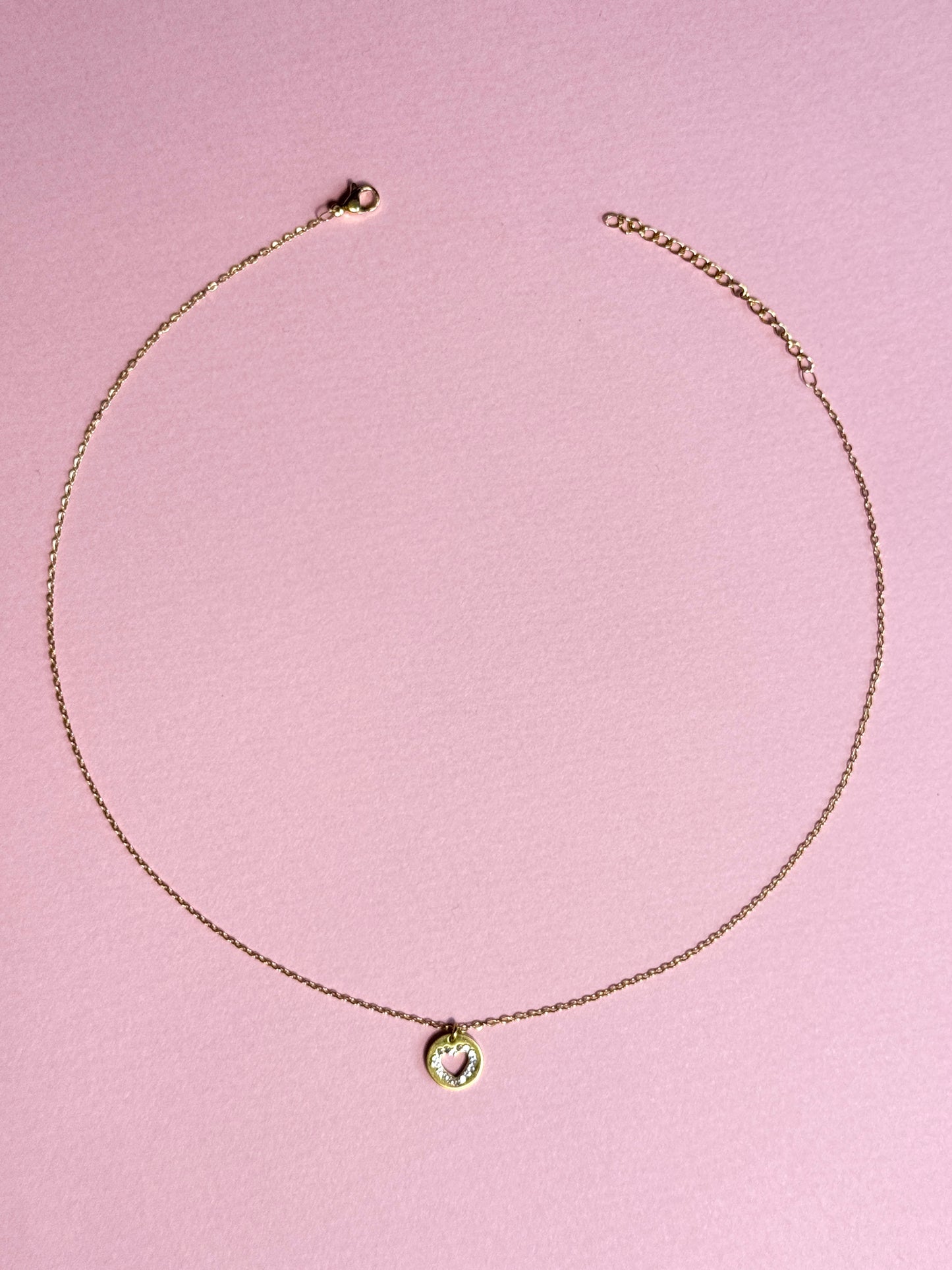 Collier enfant - COEUR STRASS