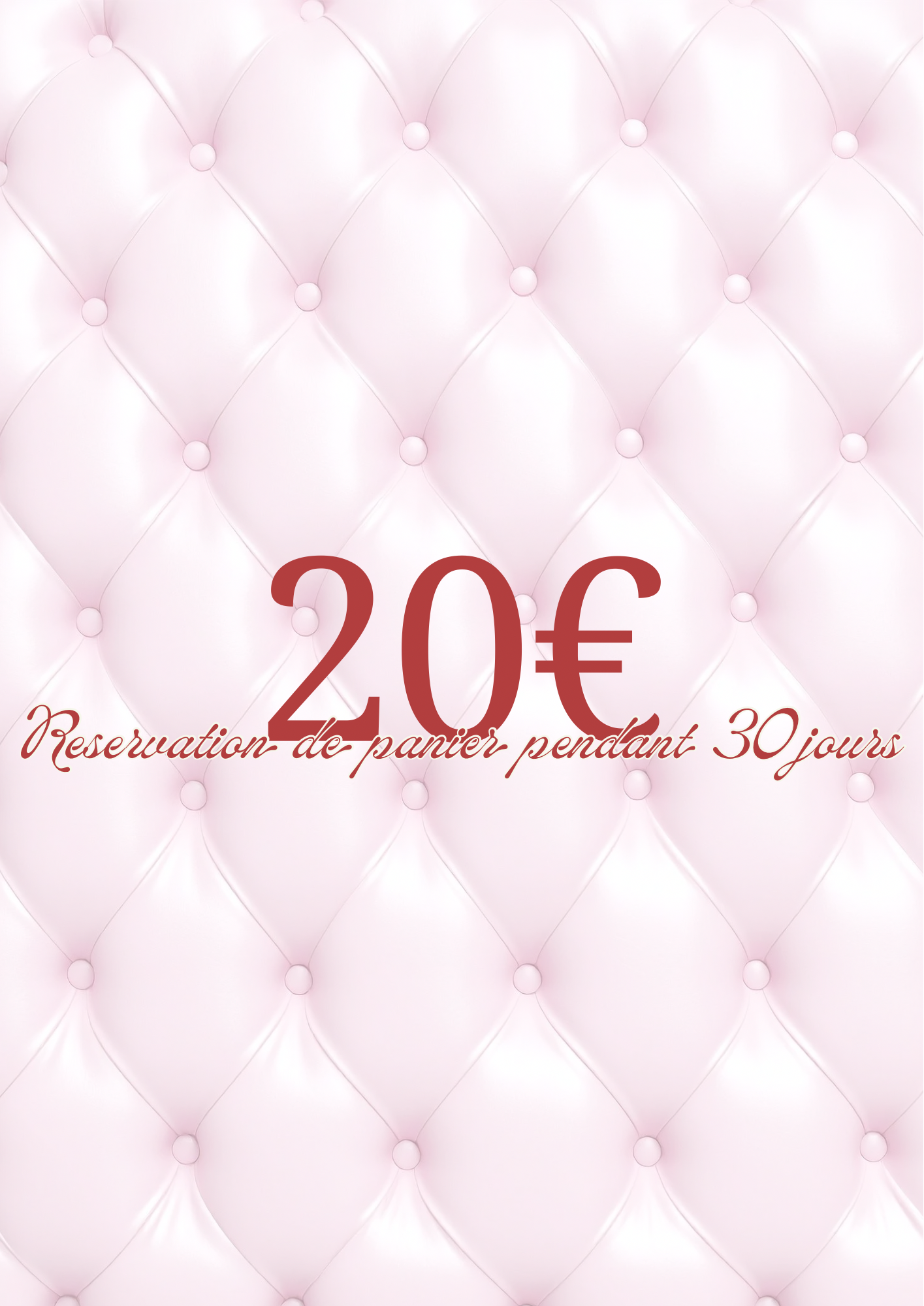 Acompte 20€