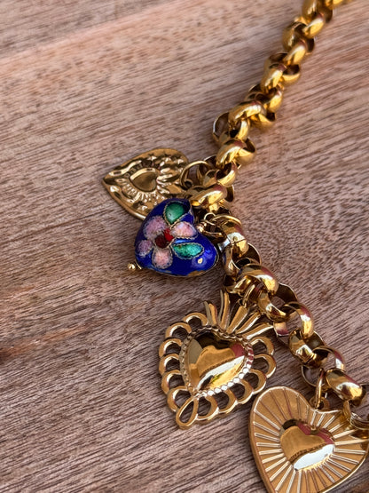 Collier breloques - LUCKY