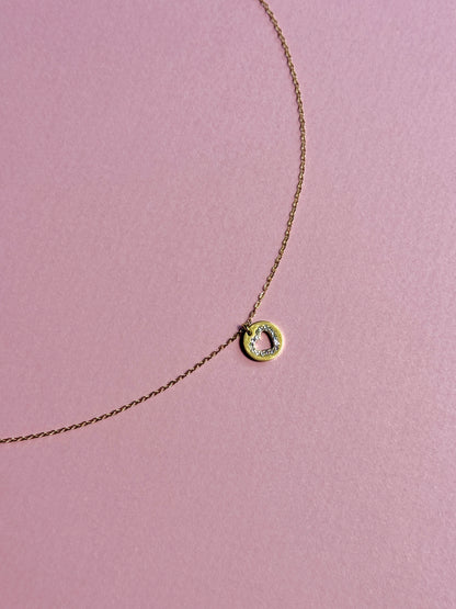 Collier enfant - COEUR STRASS