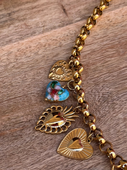 Collier breloques - LUCKY