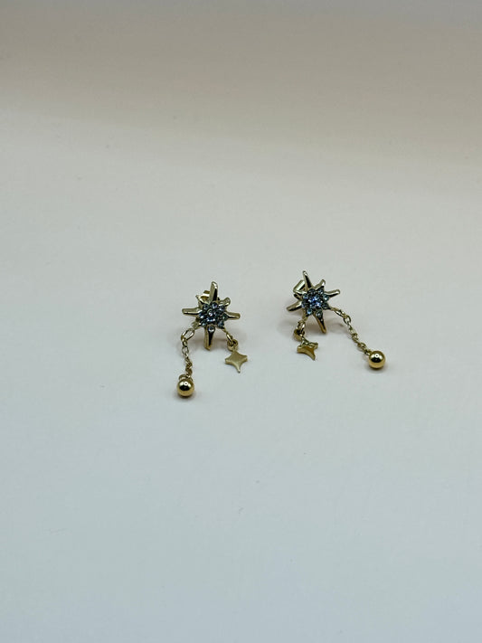 Boucles d'oreilles STAR doré